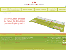 Tablet Screenshot of epa-nutrition.com